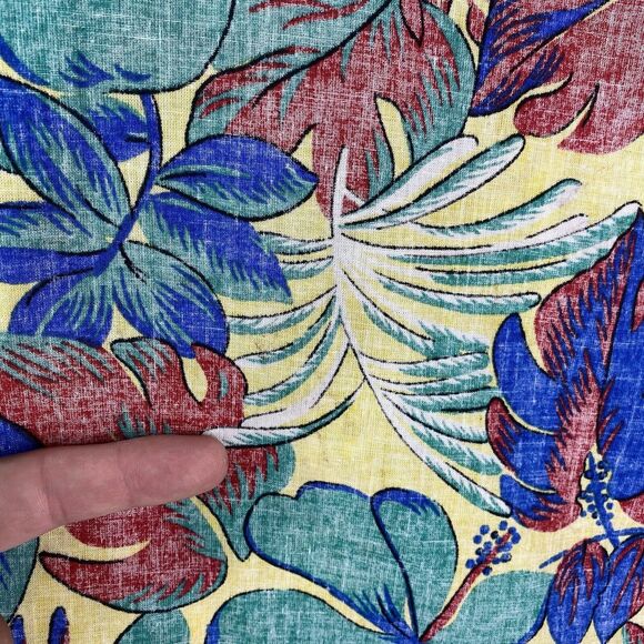 Da Vinci California Hawaiian Shirt Mens Size 1X XL Tropical Reverse Print USA - Picture 12 of 16